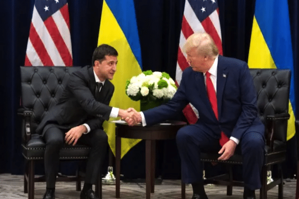  | A clean shaven Zelensky and Trump meeting for the first at the UN in 2019 They have come a long way since President of UkraineWikimedia Commons | MR Online